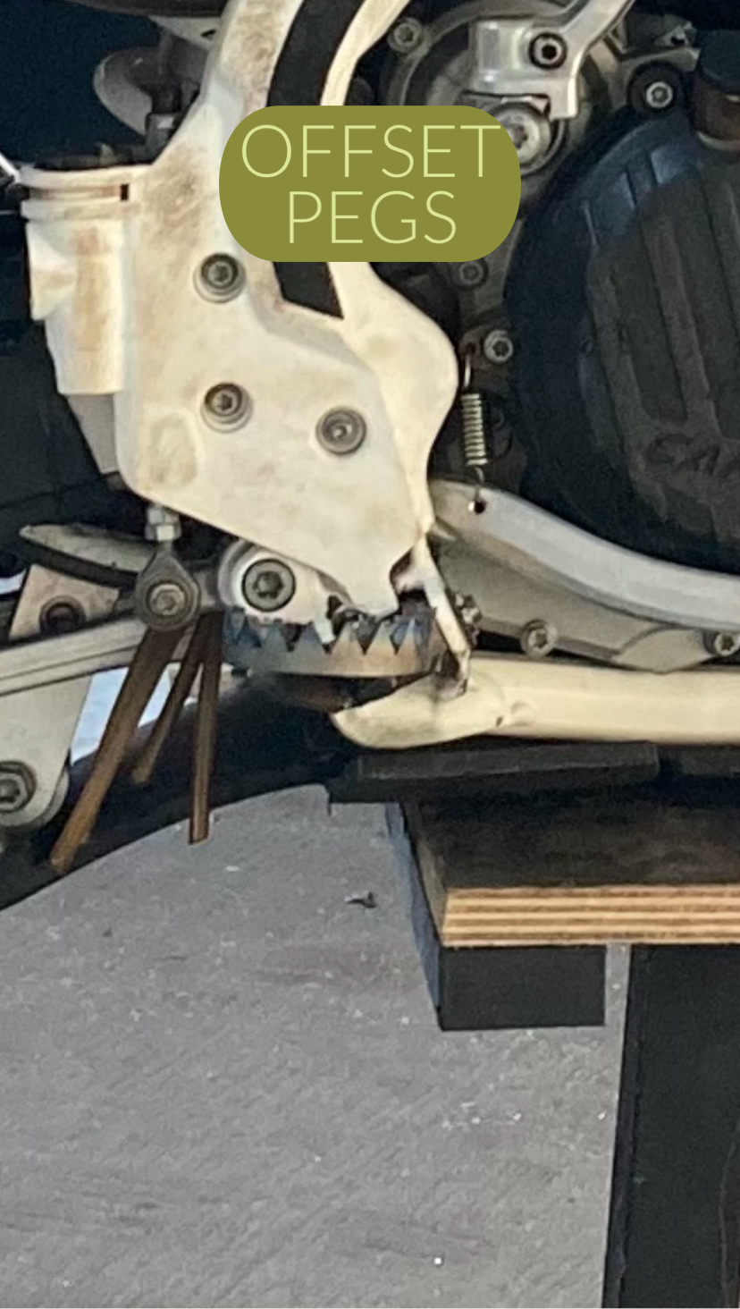 STAINLESS FOOTPEGS ktm/husq/gasgas 17/23