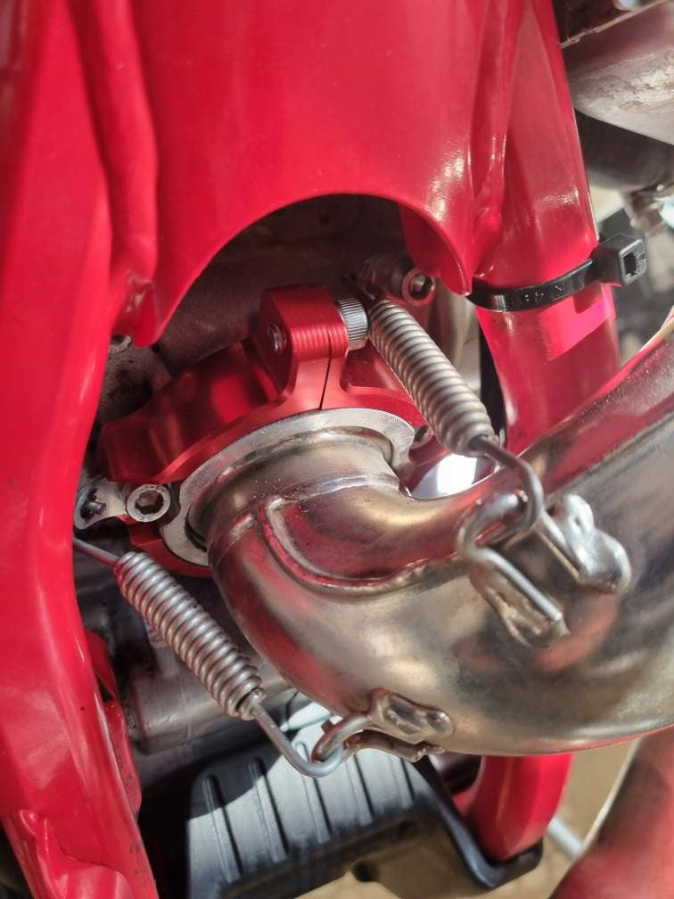 Exhaust Flange Protector Enduro Guard 2Stroke 17 - 23